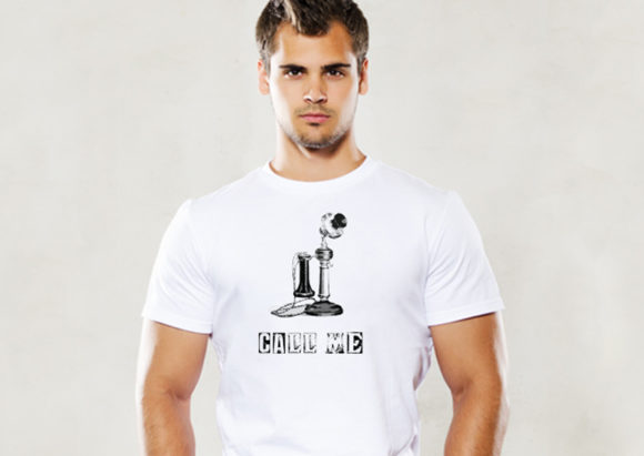 Call Me Graphic Tee Print File: Your Next Creative Asset