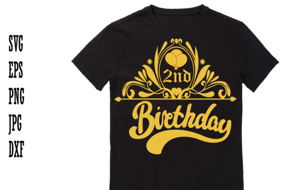 Celebrate Milestones with 2nd Birthday SVG Graphic Design