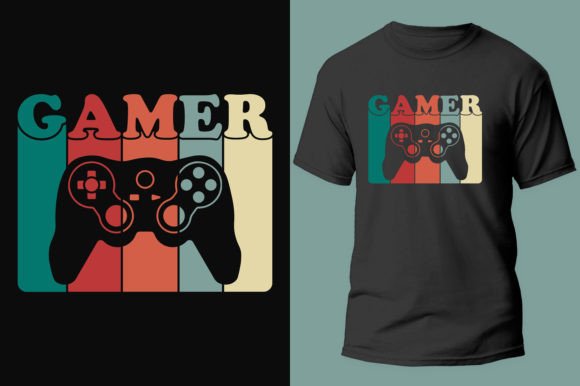 Level Up Your Merch: The Ultimate Gamer T-shirt Design Vector