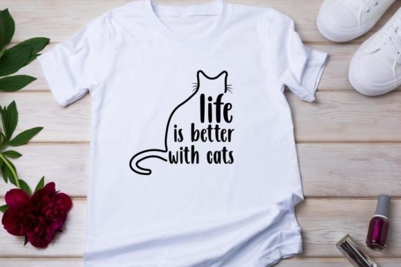 Life is Better with Cats: A Graphic Design Asset for Modern Projects