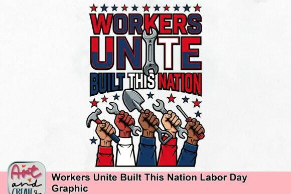 Workers Unite Built This Nation: A Graphic for Patriotism and Pride